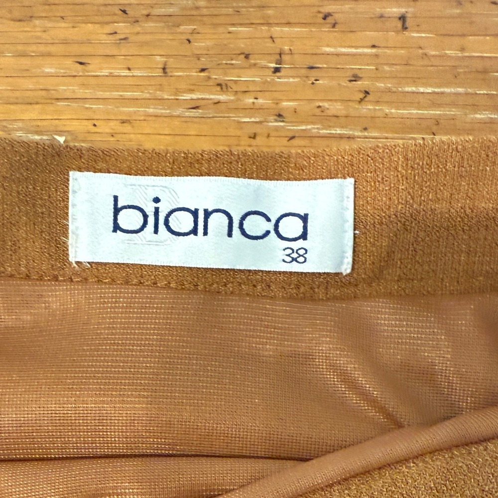 Bianca Germany Womens Brown Maxi Skirt Suit sz 38 - Picture 10 of 13